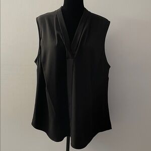Calvin Klein Black V-Neck Shell